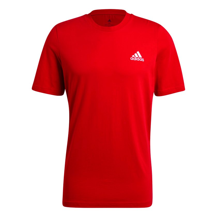 Red adidas t shirt 2025